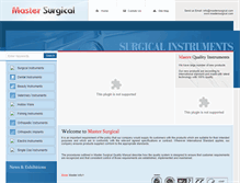 Tablet Screenshot of mastersurgical.com